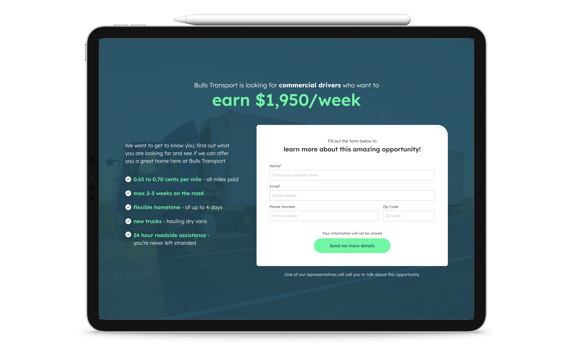 Landing page design2