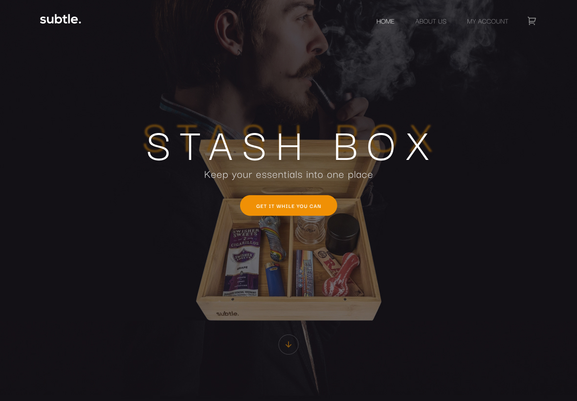 Subtle stash box website